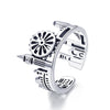 S925 Sterling Silver 1.2 cm Wide Ring