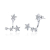 925 Sterling Silver Pavé Setting Earrings for Women