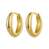 925 Sterling Silver Oxidized Hoop Earrings for Women