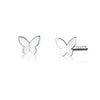 925 Sterling Silver & Platinum Plated Earrings