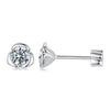 925 Sterling Silver 0.3 Carat Moissanite Earrings for Women