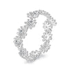 925 Sterling Silver Moissanite 0.03ct Ring Size 7