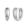 925 Sterling Silver Oxidized Earrings 12x5mm for Women