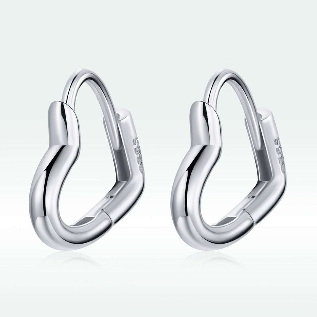 925 Sterling Silver & Platinum Earrings for Women
