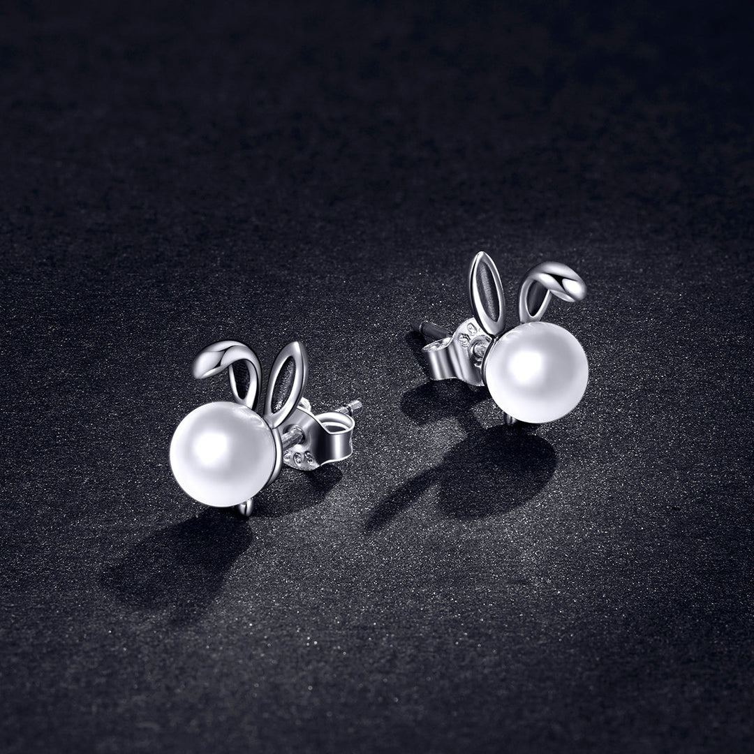 925 Sterling Silver Earrings with Quality Shell Pearl
