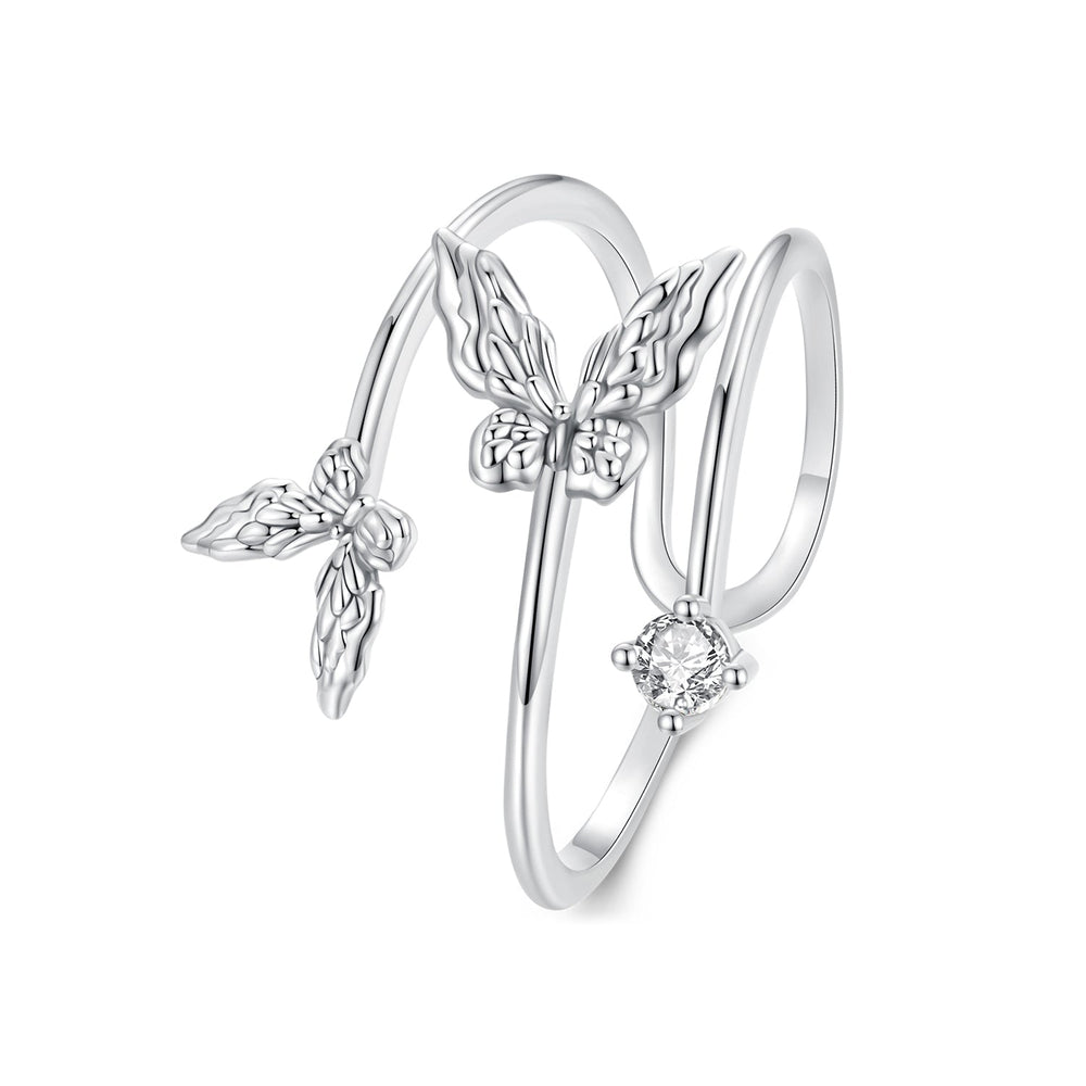 925 Sterling Silver Pavé Setting CZ Ring
