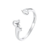 925 Sterling Silver Oxidized 1.8mm Width Elegant Style E Ring