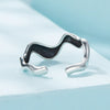 925 Sterling Silver Oxidized Band Ring 2.2-8mm