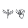 925 Sterling Silver Oxidized Silver Earrings for Women