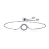 925 Sterling Silver Bracelet 26.5CM with 1.5*1.1CM Pendant for Unisex