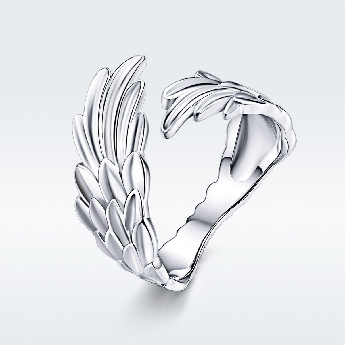 Anillo de plata de ley 925 de 0,3 cm de ancho para mujer