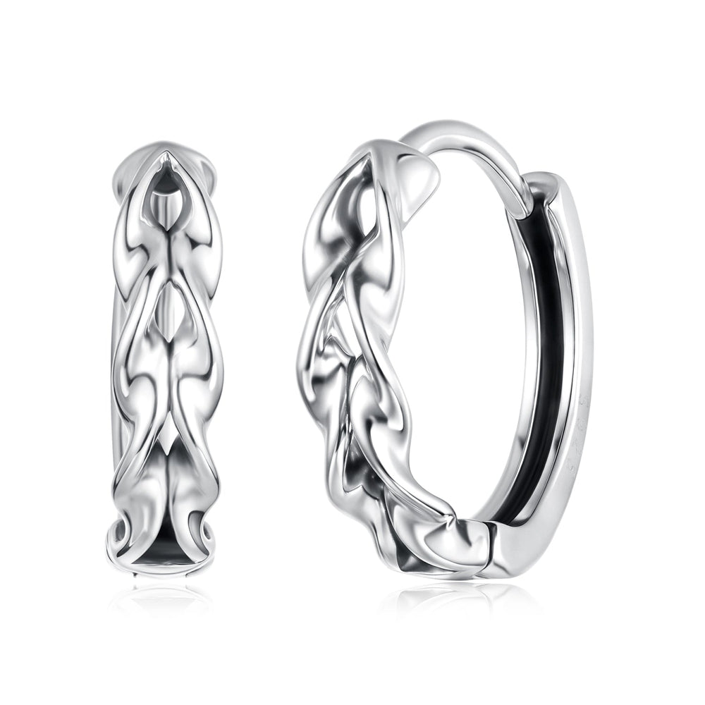 925 Sterling Silver Earrings for Women with Oxidized Finish