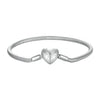 925 Sterling Silver + Pavé Setting White Gold Bracelet 17.0cm for Women