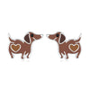 925 Sterling Silver Enamel Oxidized Earrings for Women