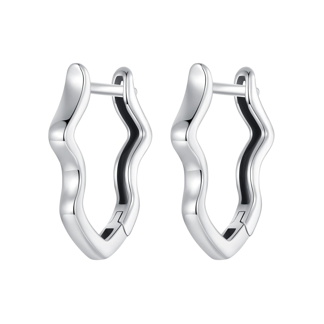 925 Sterling Silver & Oxidized Silver Earrings for Women