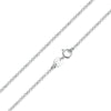 925 Sterling Silver S925+Plated Platinum Necklace 45cm for Women