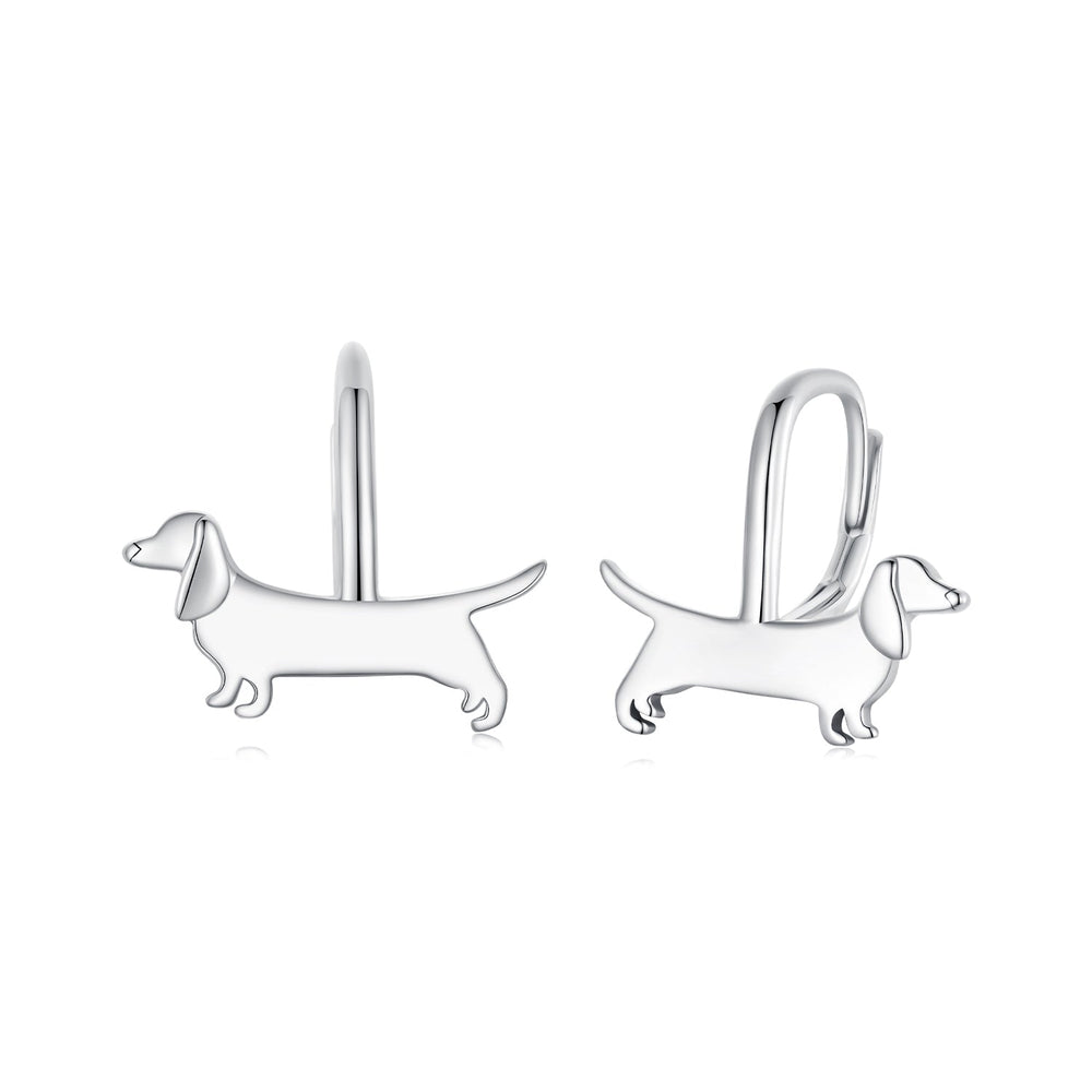 925 Oxidized Silver Earrings 17mm for Women