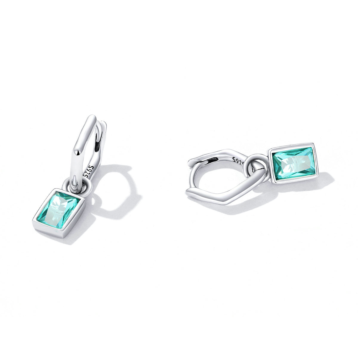 925 Sterling Silver Earrings with Pavé Setting CZ - изображение 2 из 7