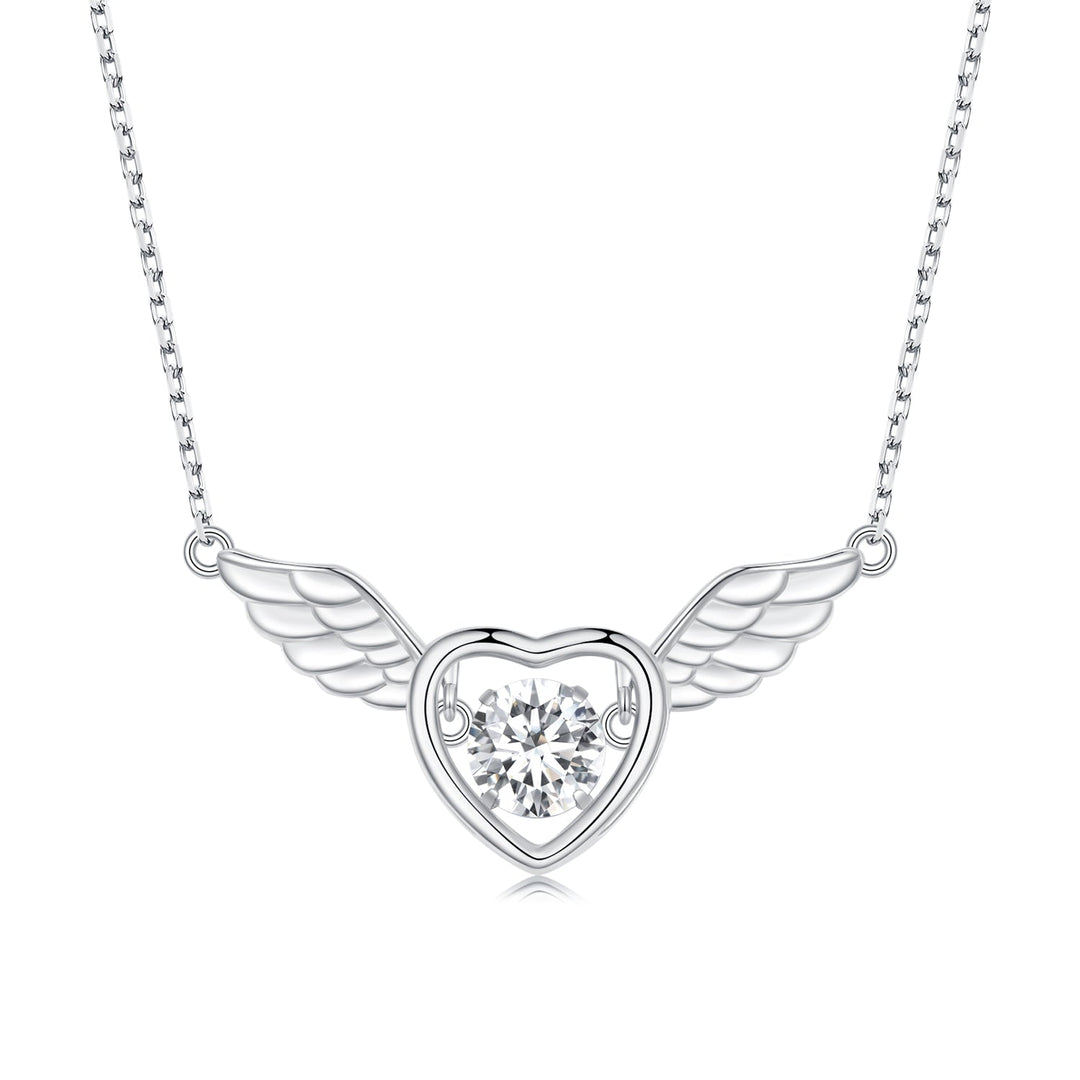 925 Sterling Silver Adjustable Necklace with Zircon and CZ for Women