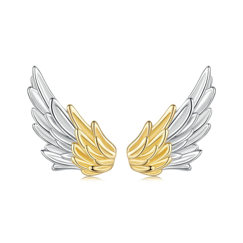 925 Sterling Silver Earrings with White Gold Plating for Women