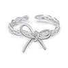 925 Sterling Silver Plated White Gold Minimalist Pendant Necklace for Women