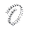 925 Sterling Silver Oxidized Silver Width 0.22-0.37cm Rings