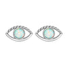 925 Sterling Silver Translucent Opal Earrings for Women