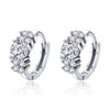 925 Sterling Silver Earrings with Pavé Setting and CZ Stone for Women