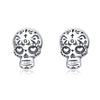 S925 Oxidized Silver Earrings Size 1*0.7cm for Women