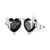925 Sterling Silver Earrings with Pavé Setting and CZ