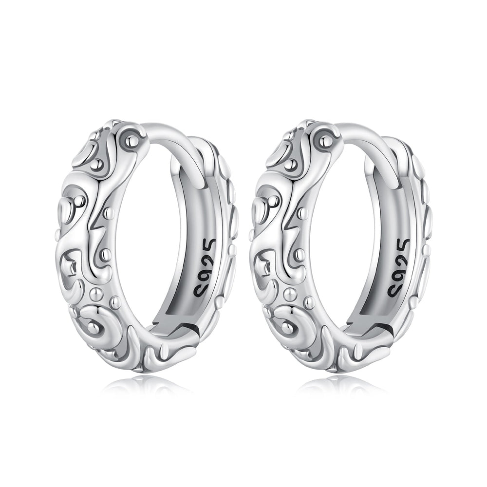 925 Sterling Silver Oxidized Earrings for Women