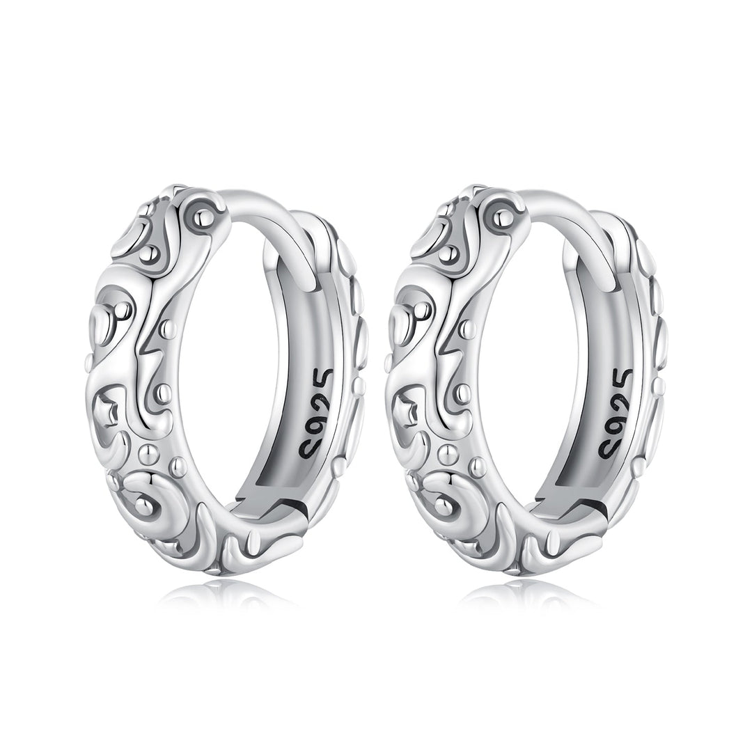 925 Sterling Silver Oxidized Earrings for Women