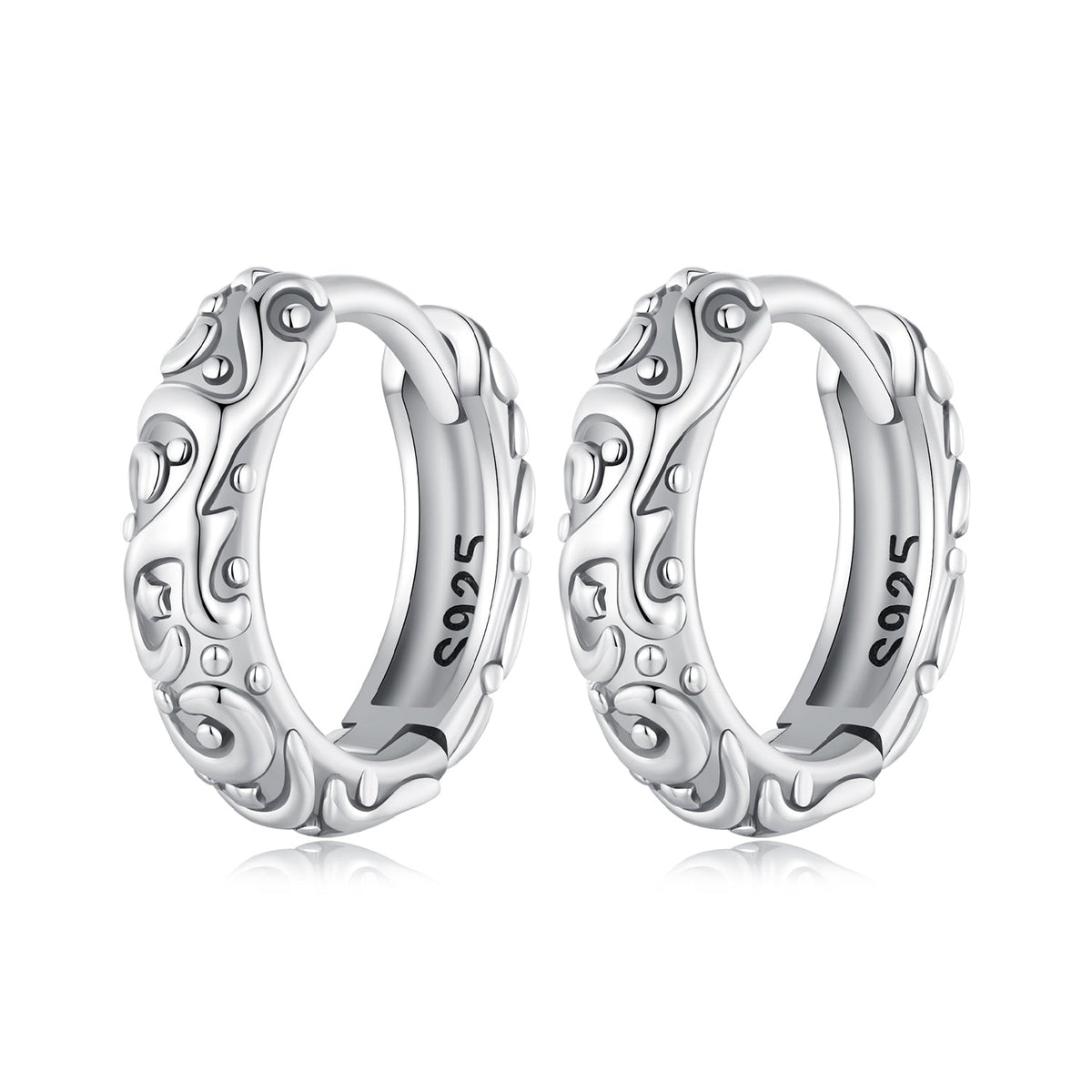 925 Sterling Silver Oxidized Earrings for Women - image 2 of 7