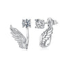 925 Sterling Silver Moissanite 0.50 Carat Earrings for Women