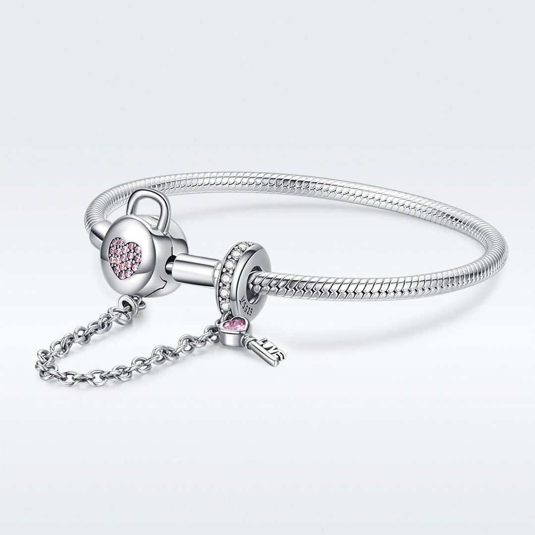 925 Sterling Silver Bracelet 17cm for Women