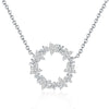 925 Sterling Silver Necklace with Pendant 1.6cm for Women