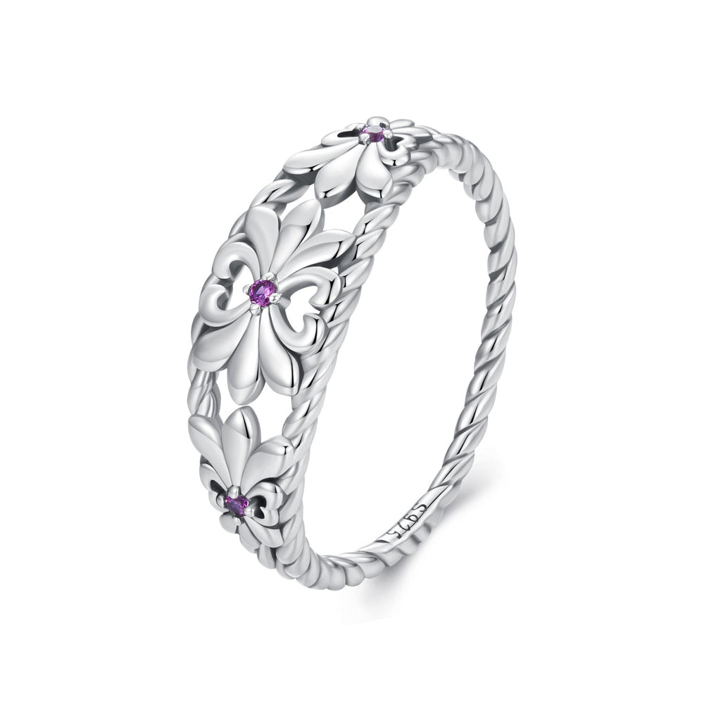 925 Sterling Silver Oxidized 1.3mm Pavé Set CZ Ring Size 6.0 for Women