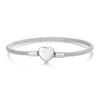 925 Sterling Silver Bracelet 17.0cm Inner Diameter for Women