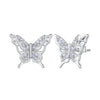 925 Sterling Silver Opal Nanometer Stone Earrings for Women
