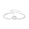 925 Sterling Silver Bracelet 150mm with CZ and Resin