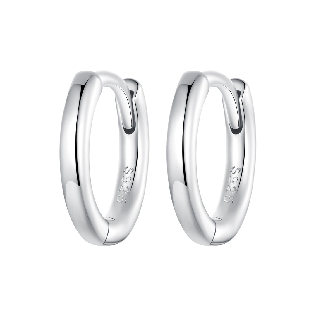925 Sterling Silver & White Gold Plated Earrings for Women