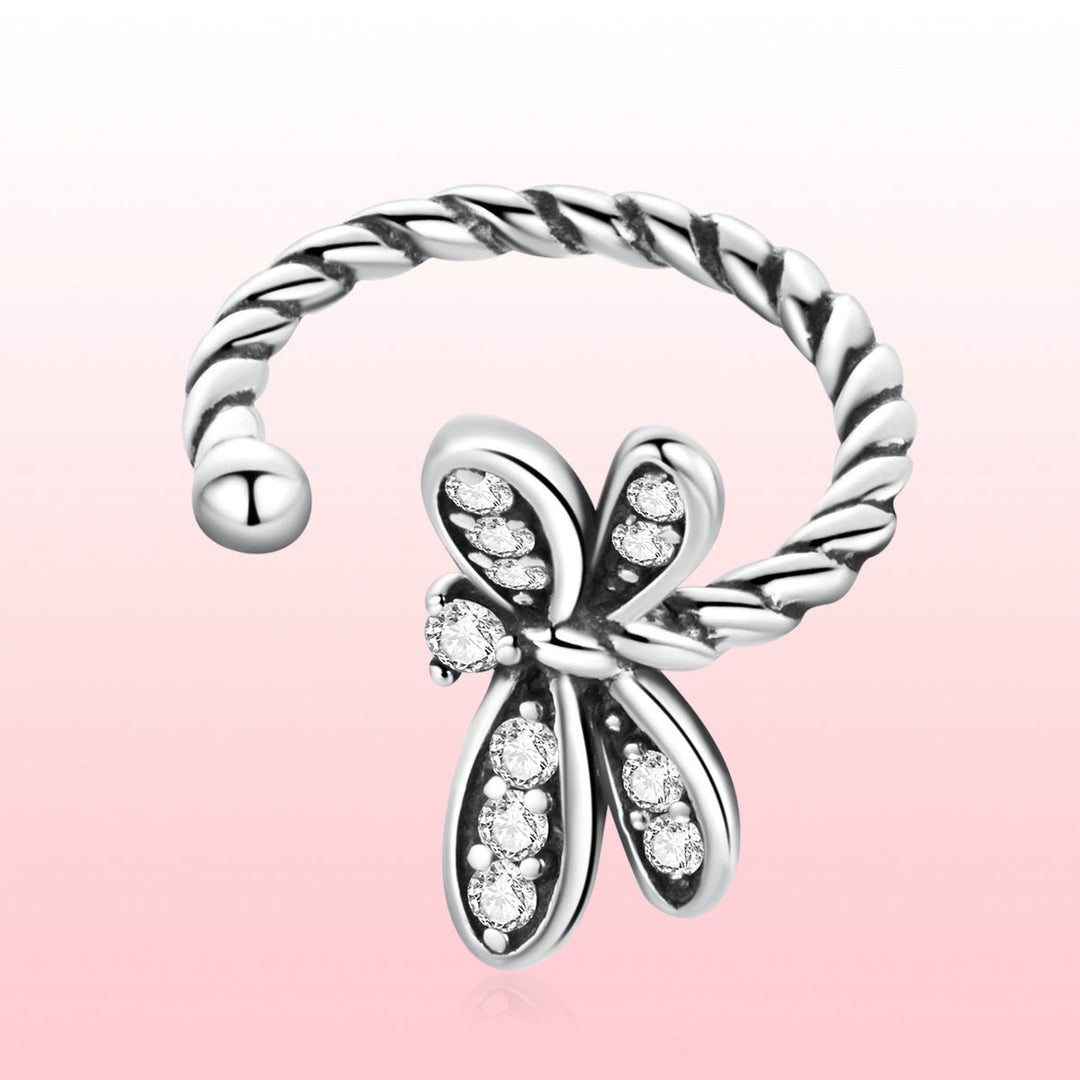 925 Sterling Silver Earrings with Pavé Setting and CZ for Women