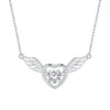 925 Sterling Silver Adjustable Necklace with Zircon and CZ for Women