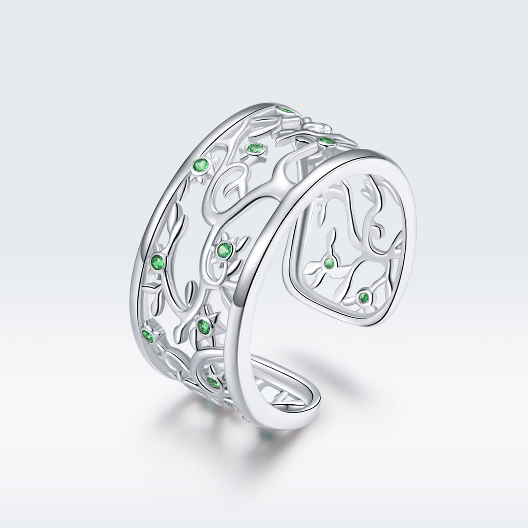 S925 Sterling Silver Pavé Setting CZ Ring