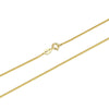 925 Sterling Silver Plated Platinum 45cm Necklace for Men