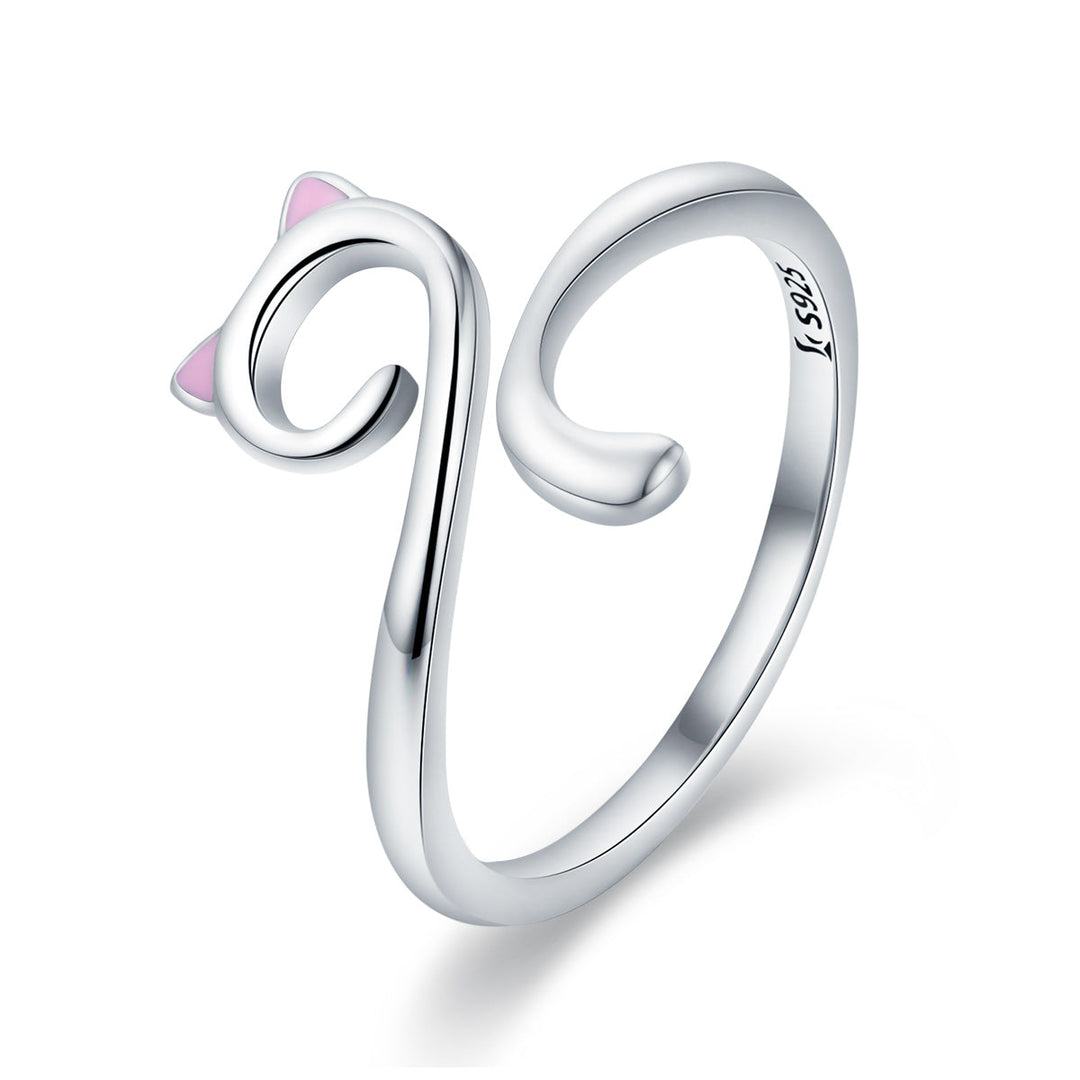 S925 Sterling Silver Adjustable Ring for Women
