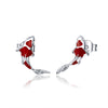 925 Sterling Silver Plated Earrings with Pavé Setting CZ for Women
