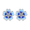 925 Sterling Silver Enamel Earrings for Women