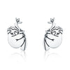 925 Sterling Silver Oxidized Earrings for Women