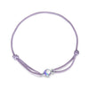 925 Sterling Silver Adjustable 24cm CZ Resin Bracelet for Women